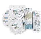 aden + anais (エイデンアンドアネイ) 【日本正規品】 オーガニック ニュービギニングギフトセット wise guys - 9117JNB