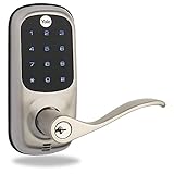 Yale YRL220ZW619 Touchscreen Z-Wave Lever, Satin Nickel by Yale
