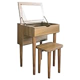 ドレッサー&スツール 化粧台 LIEBE  ブラウン IR-DR-001