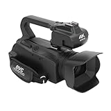 ビデオカメラ 4K 64MP 18x デジタル ズーム ビデオ カメラ、4 インチ タッチ スクリーン付き HD ビデオ レコーダー、ナイト ビジョン、ウェブカメラ機能、リモート コントロール、外部電話および補助光サポート