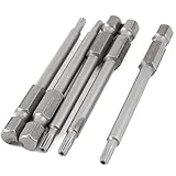1/4インチ六角シャンク3ミリメートルヒントT15トルクスドライバービットセキュリティクリニーク