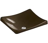 KOHLER K-2833-KA DemiLav Wading Pool Bathroom Sink, Black 'n Tan [並行輸入品]