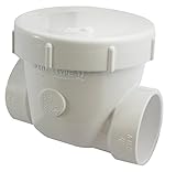 Canplas 223281W PVC Backwater Valve, 1-1/2-Inch [並行輸入品]