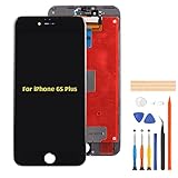 A-MIND For iPhone 6S Plus 5.5 インチ LCDディスプレイ 3D タッチデジタイザー A1634 A1687 画面交換 フルアセンブリ修理キット (ブラック)