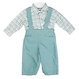 Carriage Boutique SHIRT ベビー・ボーイズ US サイズ: 3 Months カラー: ブルー