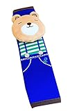 Anniversarich ベルトカバー よだれカバー シートベルトパッド (,くま)