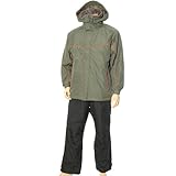 タルテックス（TULTEX） メンズ 軽量防水防寒スーツ ライトカーキ×ブラック L965502 3L