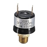 Lovoski エアーコンプレッサー　スイッチ　圧力スイッチ 　12V　170-200 PSI