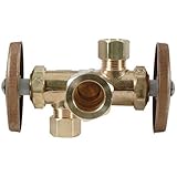 Brass CraftCR1901DVX RDual Outlet Shut-Off Valve-5/8CX3/8X3/8 DUAL VALVE (並行輸入品)