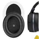 Geekria イヤーパッド互換性 パッド Audeze Mobius ヘッドホンに対応 パッド イヤー/イヤーカッププロテインレザー (ブラック)
