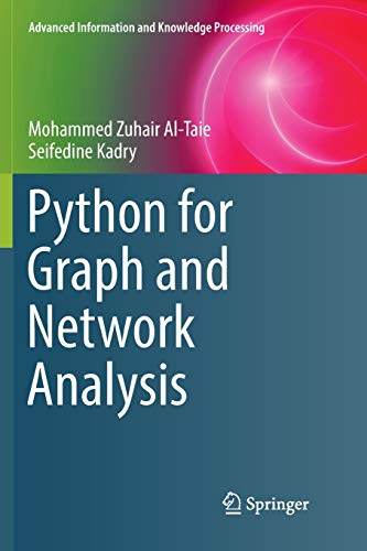 Python for Graph and Network Analysis (Advanced Information and Knowledge Processing)の表紙