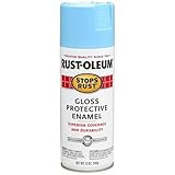 Rust-Oleum 7722830 Stops Rust Spray Paint, 12-Ounce, Gloss Harbor Blue [並行輸入品]