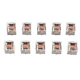 KESOTO 車載用リレー　自動車　10個　24V 80A　透明なケース　SPDTリレー　5ピン　リレー　多機能