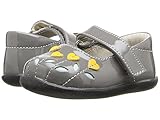 [シーカイラン] See Kai Run Kids ガールズ Tricia (Infant/Toddler) フラットシューズ Gray Patent/Yellow 6 Toddler(13cm) -