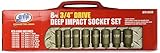 ATD Tools ATD-6400 8 Pc. 6-Point Deep Impact Socket Set