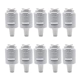億兆堂 ライティングレール用プラグ ライティングレール部品 ダクトレール コードペンダント パイプ吊兼用タイプ 照明部品 ランプ用 アダプター 天井照明用 事務所 リビング ダイニング カウンター 会議室【ホワイト 10個入り】