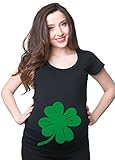 クローバーマタニティTシャツシャツSt Patricks Day妊娠Tシャツ US サイズ: 3L カラー: ブラック
