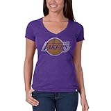 NBA ' 47レディースVネックScrum Tee XL パープル