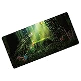 GENESIS プレイマット カードゲーム TCG リモート デスクマット マウスパッド 上質 厚手 3way 森 草 虫 ppn78