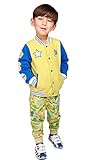(チェリーレッド) CherryRed 子供 キッズ ジュニア服 男の子 コート アウター スタジャン フォーマル 長袖 洋服 可愛い 綿 春 発表会 お宮参り 七五三 誕生日 100cm イエロー