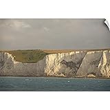 シンディ・Miller Hopkins壁Peel壁アート印刷entitled The Famousホワイト崖のドーバーalong the coast of the North Sea 24" x 16