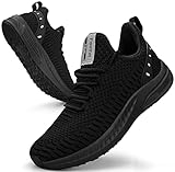 [Feethit] スニーカー メンズ レディース ランニングシューズ 通気 軽量 滑り止 スポーツシューズ スリッポン ジョギング ウォーキング 運動靴 お洒落 旅行 通学 通勤 日常着用 ブラック 23.5cm
