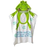CUTE Baby Hooded Towel,STAR-TOP 100% Organic Cotton,Soft,Children's Cartoon Bathrobe for Baby Gifts 