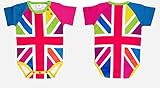 【ベビー服】【子供服】半袖ロンパース[UK FLAG CRAZY]hamajoy (70ｃｍ)
