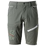 [アイズフロンティア] パウダー エアー ストレッチ ハーフパンツ 5304 作業服 23スモークグレー