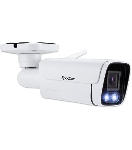 Amazon.co.jp: SpotCam Pano 3 （1080P）＆180度パノラマ表示 デュアル