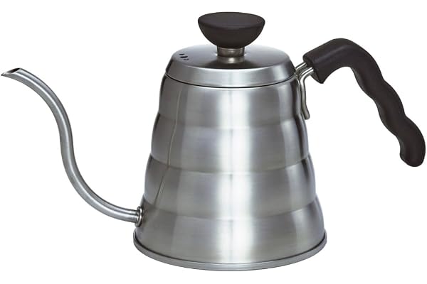 HARIO(ハリオ) V60 ドリップケトル・ヴォ―ノ 実用容量500mL 直火OK IH非対応 ヘアラインシルバー プレゼント ギフト 贈り物 VKBR-70-HSV