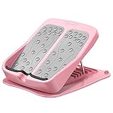 ストレッチボード ストレッチ台 耐荷重800KG 9段階調節 足首 ふくらはぎ 柔軟性 ストレッチ ストレッチャー 筋肉 トレーニング 足踏み健康器具 伸ばしふくらはぎ マッサージ 背中 ストレッチ グッズ ストレッチボード ふくらはぎ いい感じ ふくらはぎ 足首 アキレス腱 前屈 ストレッチ (Pink)