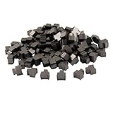 uxcell　モーター用カーボンブラシ　 6.2mm x 5.4mm x 3.7mm　ブラック　100枚入り