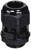 Morris 22538 Cable Gland, Metric Thread, Nylon, 0.98" Mounting Hole Size, 0.51"-0.71" Cable Size [並行