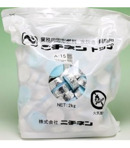 Amazon.co.jp: 固形燃料 30gx268個 ニチネン トップボックスA アルミ 