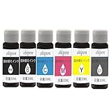 【SHIPON-INK】キャノン用詰め替えインク BC-310/311 BC-340/341 BC-345/346 BC-360/361 BC-365/BC-366共通用 (PGBK/BK/C/M/Y/GY) 6セット 各30ml 【Canon用詰め替えインク/個包装/器具付（インク充填用注射器/注射器用ノズル/作業用手袋/ドリル/注入口シール）】