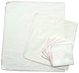 ベビーストーリー ガーゼハンカチ&沐浴布セット 無地 ピンク G-4 日本製