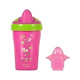 ソフトスパウト幼児のトレーナーカップ、ピンク (Vital Baby) (x 6) - Vital Baby Soft Spout Toddler Trainer Cup, Pink (Pack of
