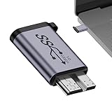 C - マイクロ B ケーブル、USB C - ミニ B コネクタ、USB - USB アダプター、USB 外付けハードドライブコンバータ、USB C ハードドライブアダプター用タイプ C - USB ケーブルアダプター