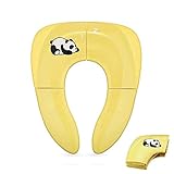 補助便座 折りたたみ 子供 便座 トイレ 旅行 外出 トイレトレーニング（イエロー）