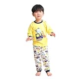 hibote パジャマ 子供服 キッズ ベビー ボーダー 長袖 110cm 3歳-4歳 上下 セット ガールズ ボーイズ ルームウェア