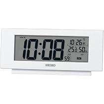 Amazon.co.jp: セイコークロック 目覚まし時計 置時計 デジタル 電波