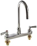 Zurn Z871B1-XL Kitchen Sink Faucet With 5-3/8 Gooseneck And Lever Handles. by Zurn