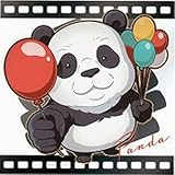 にふぉるめーしょん呪術廻戦 ディフォルメシールウエハースvol.3 3-06 パンダ★1