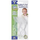 Baby Buddy Baby's 1st Toothbrush 2ct (Clear)