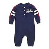 RalphLauren ラルフローレン　カバーオール　コットンジャージ　ネイビーブルー　サイズ9m(69-73cm)