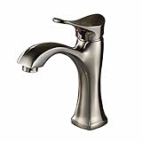 Senlesen Lavatory Deck Mounted Single Handle Centerset Faucet Bathroom Basin Sink Vessel Mixer Tap (