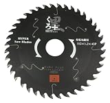 SK11 木工用チップソー くろ フッ素レーザー 充電丸鋸用 110mm 110X40P