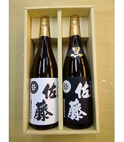 Amazon.co.jp: 佐藤酒造 佐藤 黒 佐藤 白 焼酎セット 1800ml 2本 芋