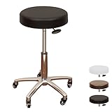 ロングスツール DX 全3色 ブラック [ エステスツール キャスター付き椅子 キャスタースツール 診察椅子 ワーキング ワーク エステサロン スツール イス 椅子 チェア チェアー 回転椅子 丸椅子 キャスター 昇降式 ]